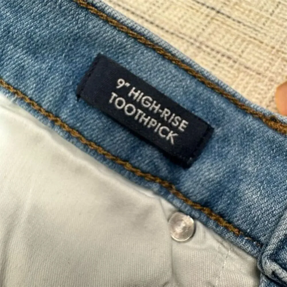 J.Crew Women's High-Rise‎ Skinny Jeans Size 27 Light Blue Denim